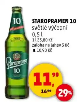 Penny Market STAROPRAMEN 10 světlé výčepní nabídka