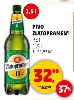 Penny Market PIVO ZLATOPRAMEN nabídka