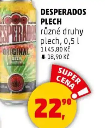 Penny Market DESPERADOS Plech nabídka