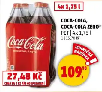 Penny Market COCA-COLA, COCA-COLA Zero nabídka