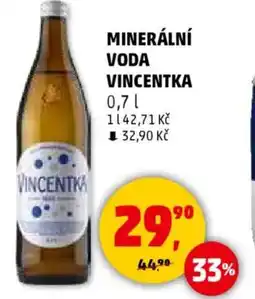 Penny Market Minerální voda vincentka nabídka