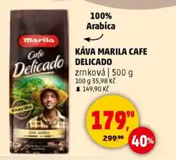 Penny Market Káva marila cafe delicado zrnková nabídka