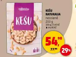 Penny Market Kešu naturalia nesolené nabídka