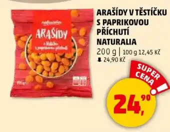 Penny Market Arašídy v těstíčku s paprikovou příchutí naturalia nabídka