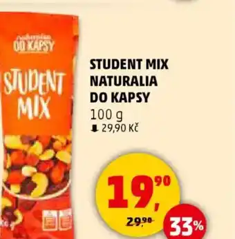 Penny Market Student mix naturalia do kapsy nabídka