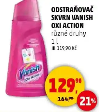 Penny Market Odstraňovač skvrn vanish oxi action nabídka