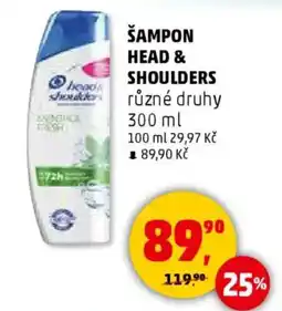 Penny Market Šampon HEAD & SHOULDERS nabídka