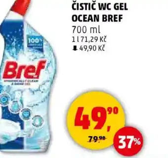 Penny Market Čistič wc gel ocean bref nabídka