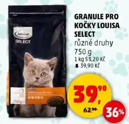 Penny Market Granule pro kočky louisa select nabídka