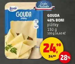 Penny Market Gouda 48% boni plátky nabídka