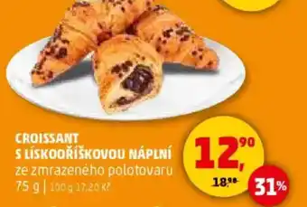 Penny Market Croissant s lískooříškovou náplní nabídka