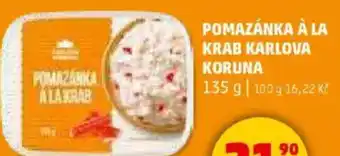 Penny Market Pomazánka à la krab karlova koruna nabídka