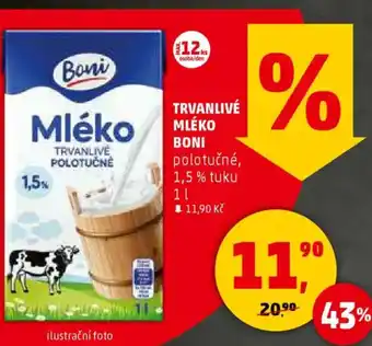 Penny Market Trvanlivé mléko boni nabídka