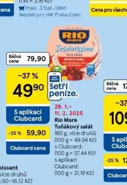 Tesco Rio mare tuňákový salát nabídka