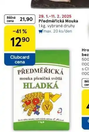 Tesco Předměřická mouka nabídka