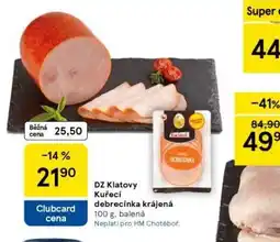 Tesco Kuřecí debrecínka nabídka