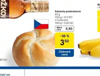 Tesco Kaiserka podmáslová nabídka