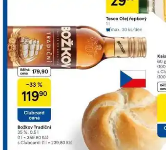 Tesco Božkov tradiční nabídka