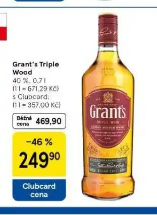 Tesco Grant´s triple wood nabídka