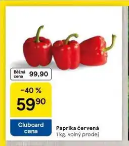 Tesco Paprika červená nabídka