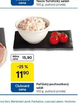 Tesco Pařížský pochoutkový salát nabídka