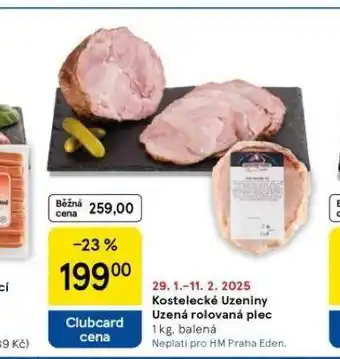 Tesco Uzená rolovaná plec nabídka