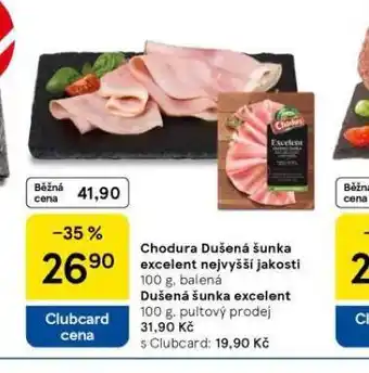 Tesco Chodura šunka excelent nejvyšší jakosti nabídka