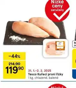 Tesco Kuřecí prsní řízky nabídka