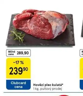 Tesco Hovězí plec kulatá nabídka