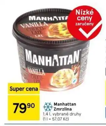 Tesco Manhattan zmrzlina nabídka