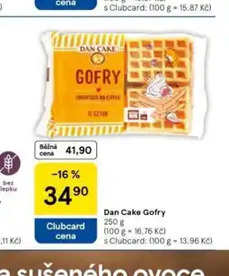 Tesco Dan cake gofry nabídka