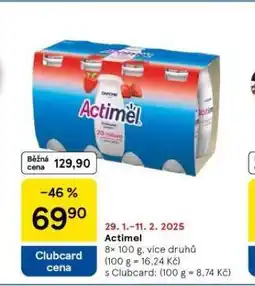 Tesco Actimel nabídka