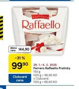 Tesco Ferrero raffaello pralinky nabídka