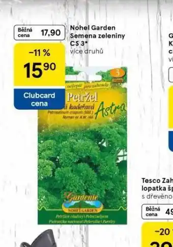 Tesco Nohel garden semena zeleniny cs3 nabídka