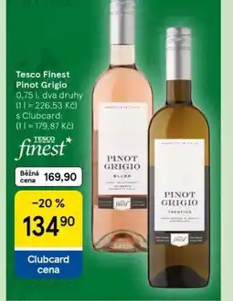 Tesco Tesco finest pinot grigio nabídka