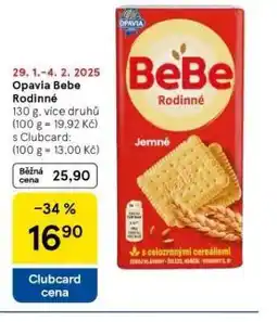 Tesco Opavia bebe rodinné nabídka