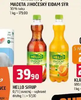 Terno Hello sirup nabídka