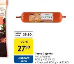 Tesco Čajovka nabídka