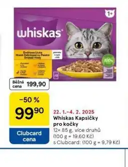 Tesco Whiskas kapsičky pro kočky nabídka