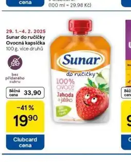 Tesco Sunar do ručičky ovocná kapsička nabídka