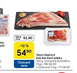 Tesco Vepřový bok bez kosti plátky nabídka