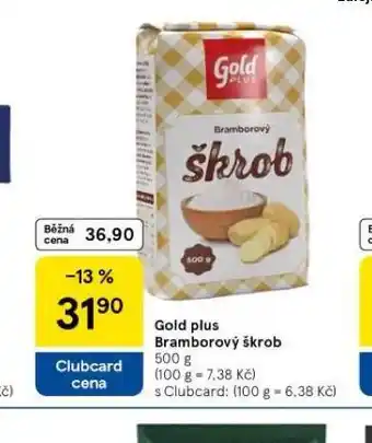 Tesco Gold plus bramborový škrob nabídka