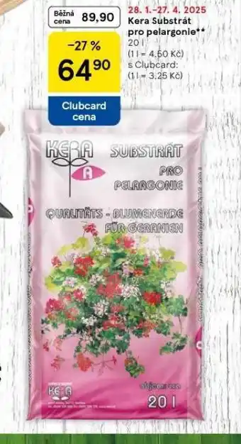 Tesco Kera substrát pro pelargonie nabídka