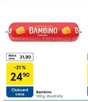 Tesco Bambino nabídka