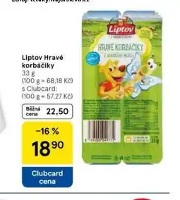 Tesco Liptov hravé korbáčiky nabídka