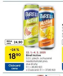 Tesco Birell active nabídka