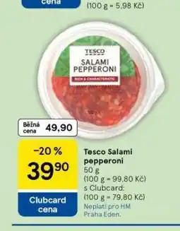 Tesco Tesco salami pepperoni nabídka