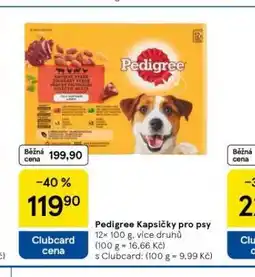 Tesco Pedigree kapsičky pro psy nabídka