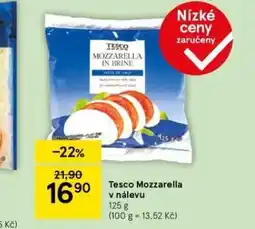 Tesco Tesco mozzarella v nálevu nabídka