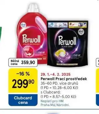 Tesco Perwoll speciální prací prostředek nabídka